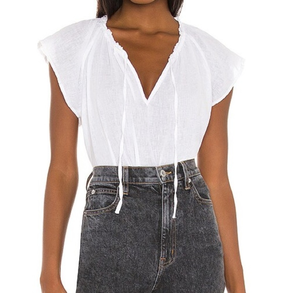 Rails White Raven Top